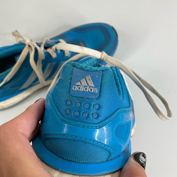 Adidas Blue Techfit Sneakers Size 7.5 - Picture 7 of 8